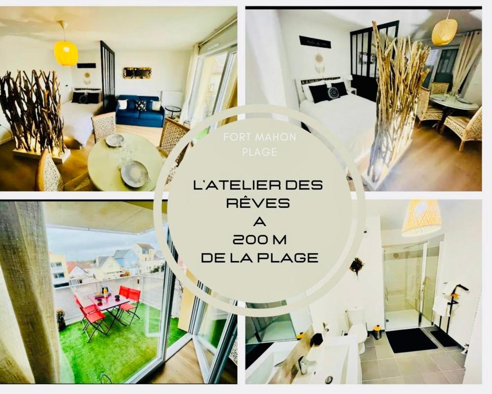 L'Atelier Des Reves A 200 M De La Plage Fort-Mahon-Plage Esterno foto